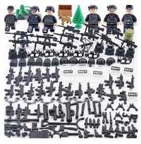 Солдатики лего Фігурки солдатів зі зброєю LEGO SWAT