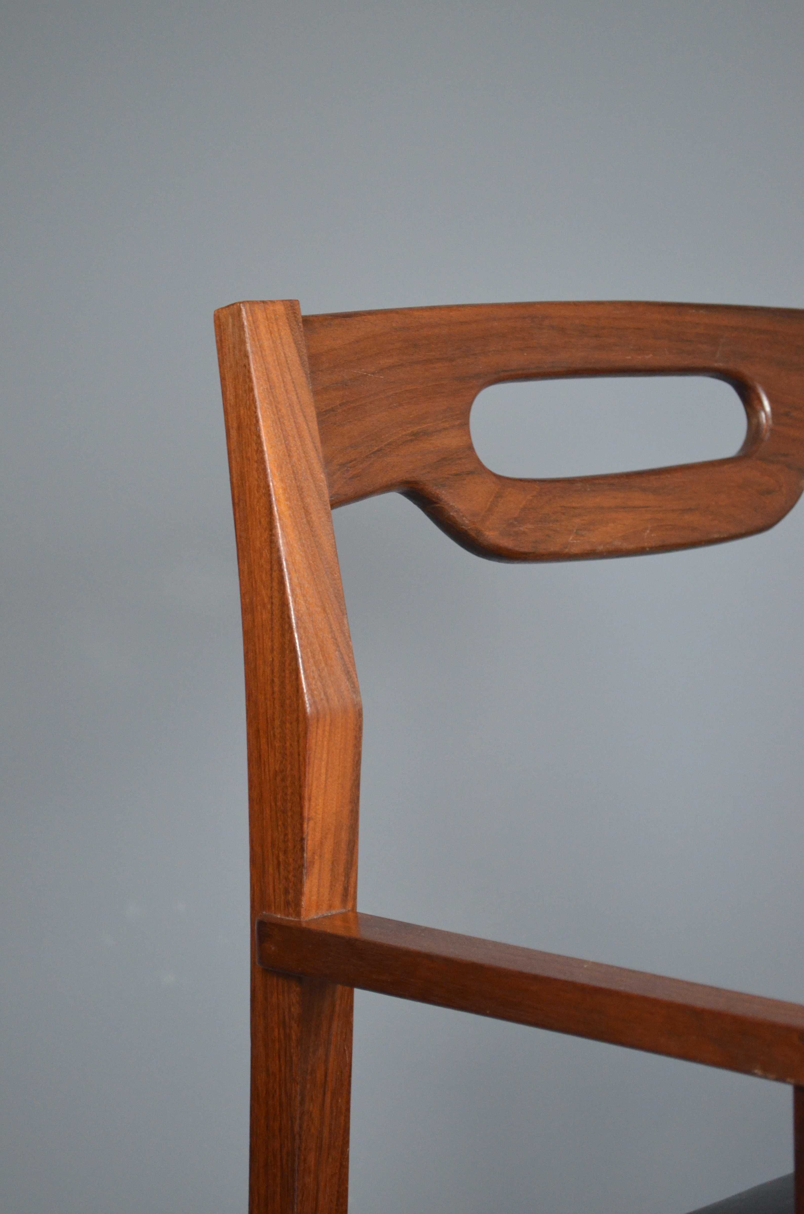 Conjunto de 5 cadeiras mid century