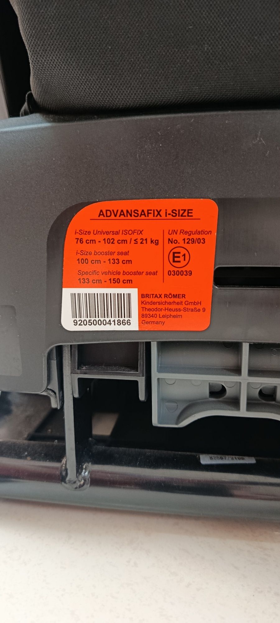 Britax Römer Cadeira Auto AdvansaFix I-Size