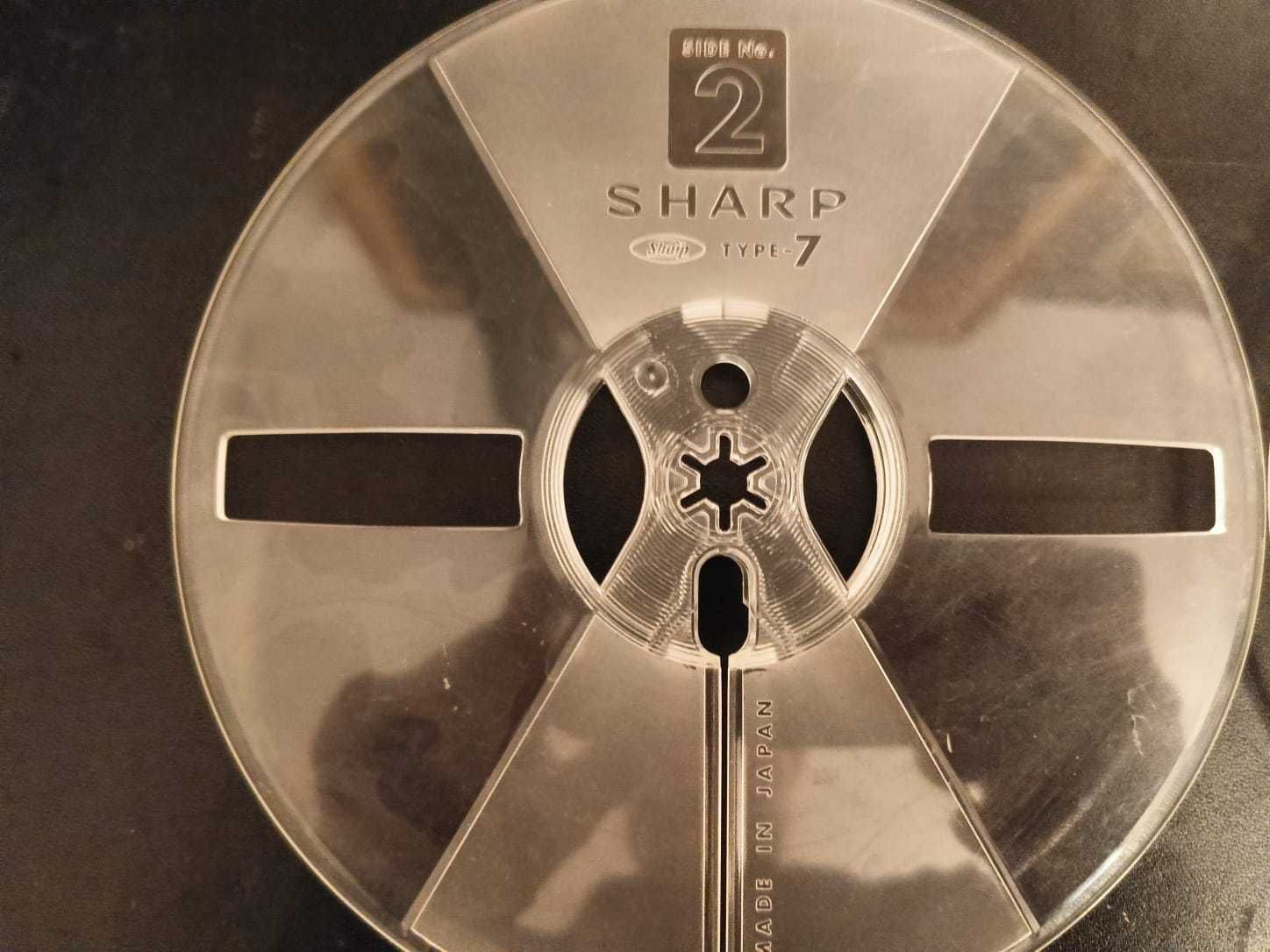 Szpula magnetofonowa SHARP - 18cm -Vintage