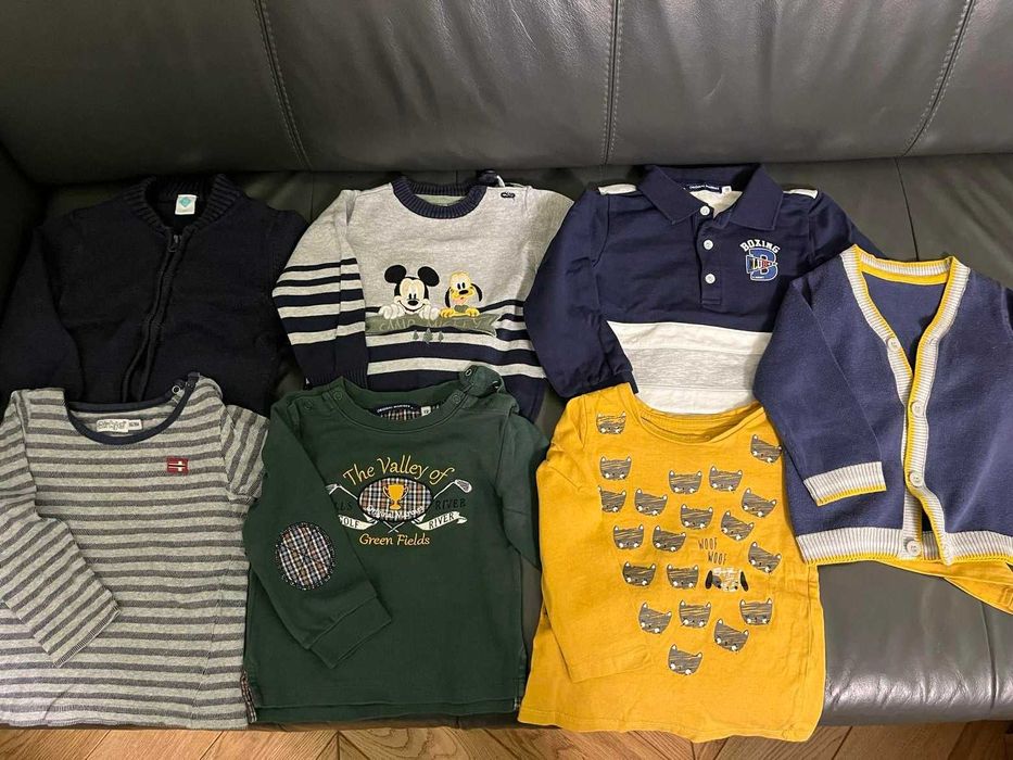 Ubranka dla chłopca rozmiar 80 (paczka)