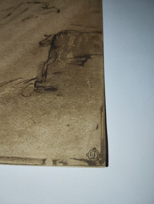 Jezus uzdrawiający chorych Rembrandt faksymila Reichsdruckerei Berlin