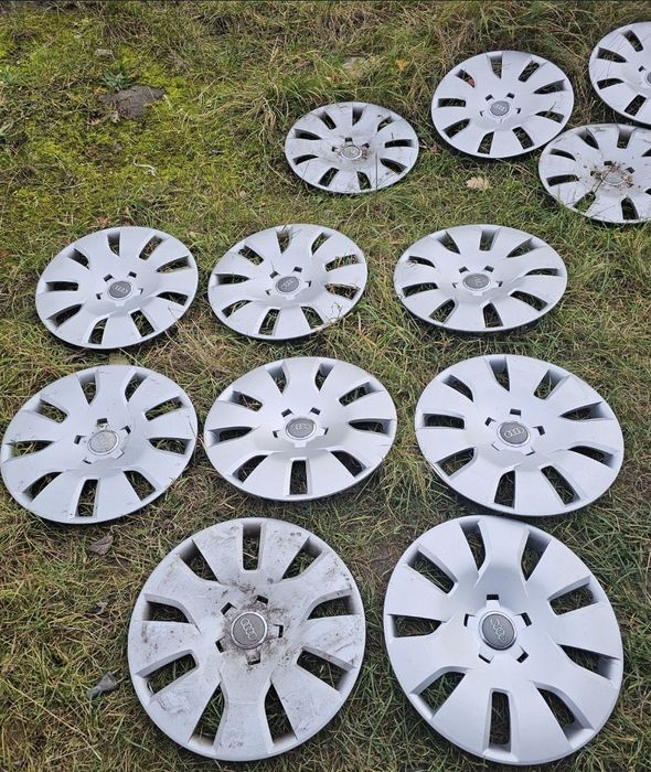 КОВПАКИ AUDI r16 A3 A4 A6 8K0 601 147 4 штуки VW Volkswagen Skoda Seat