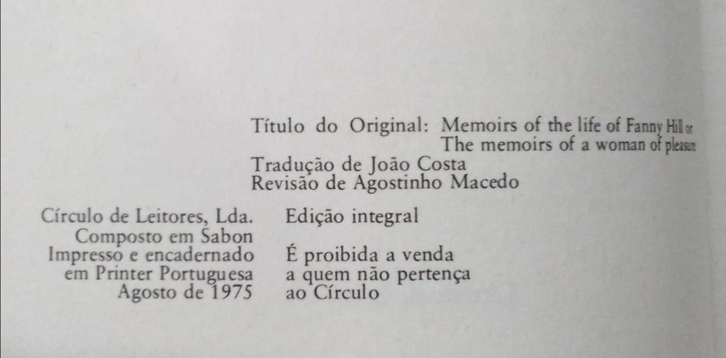 Fanny Hill - Memórias de uma libertina
