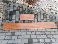 parapety  plastikowe - złoty dąb