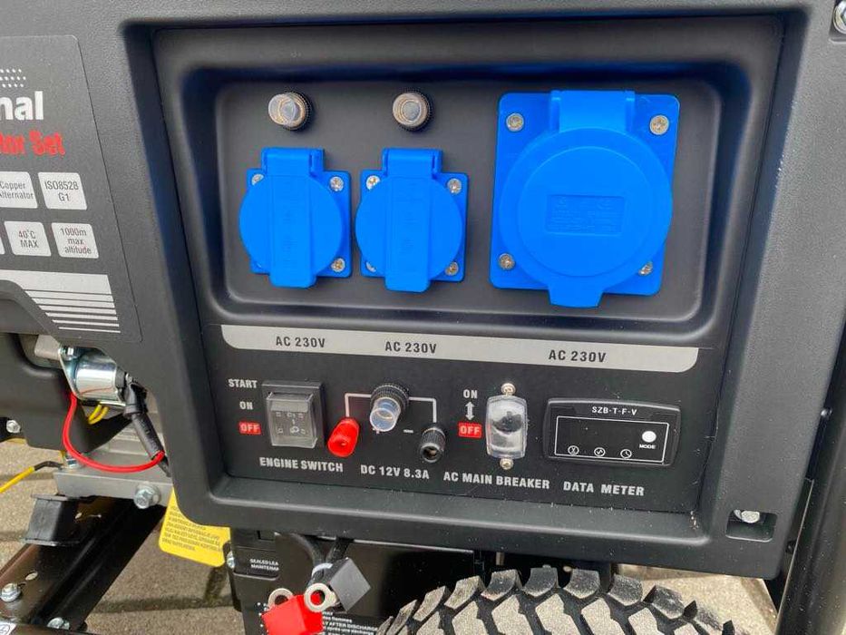 Agregat prądotwórczy 6,5kW 230V Loncin LC8000D-AS-1F Stabilizacja AVR