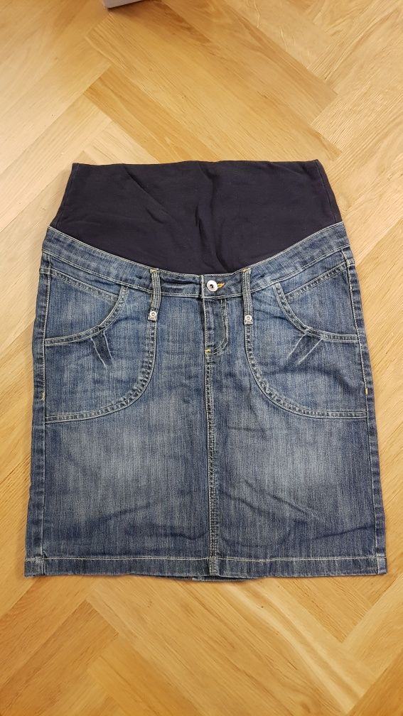 Spódnica jeansowa h&m MAMA 38 M ciążowa