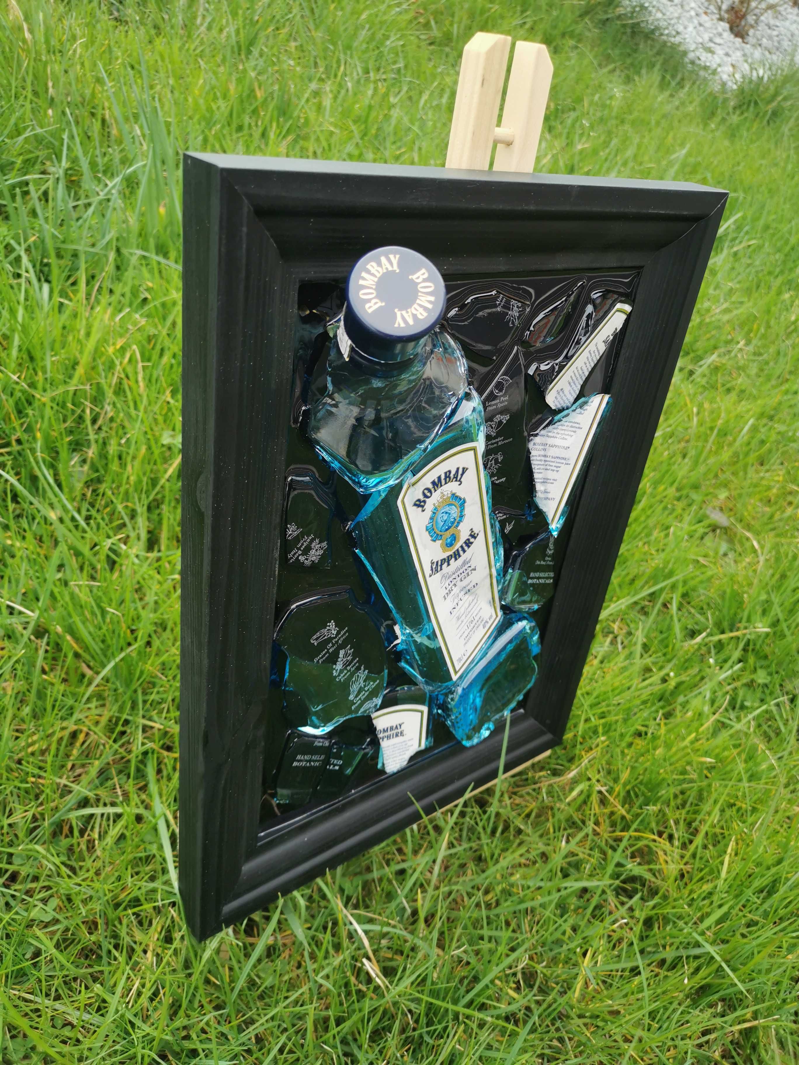 Obraz "Klasyczny" Bombay Sapphire NOWOCZESNY DESIGN!