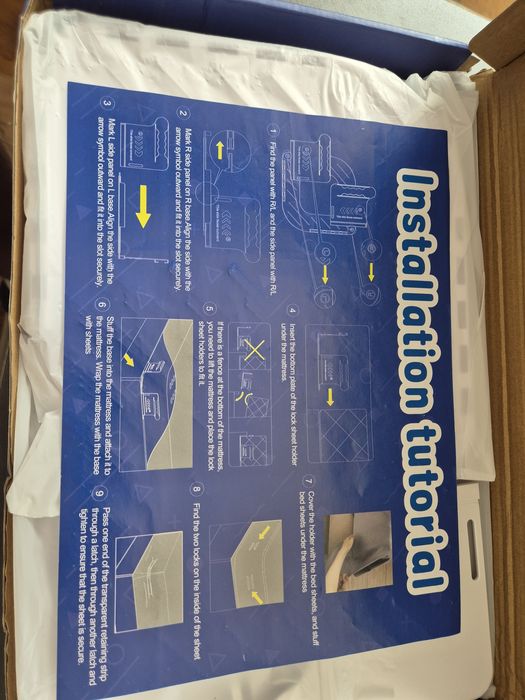 Zestaw do montażu prześcieradeł