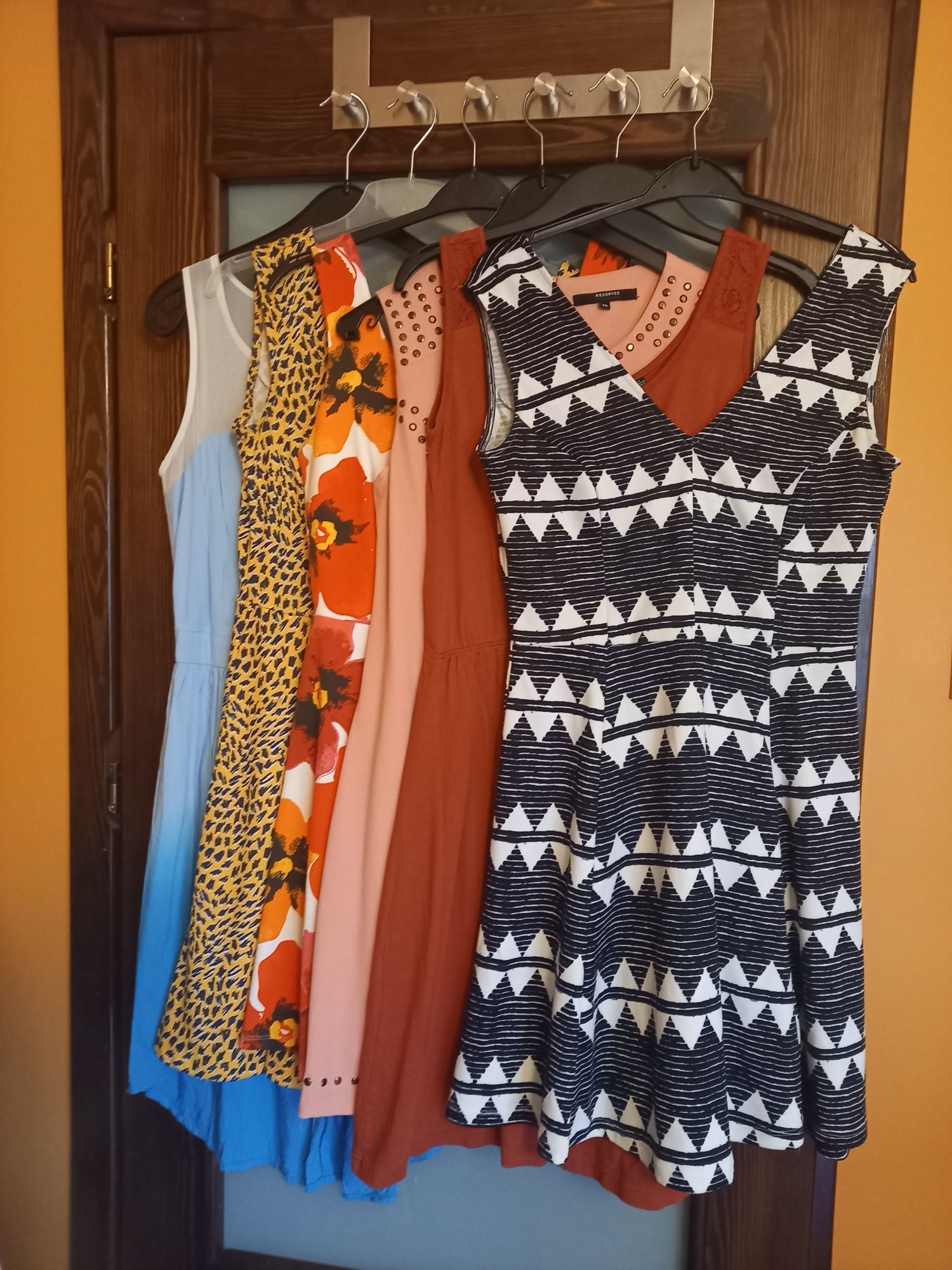 Zestaw 6 letnich sukienek H&M rozm. M (38)