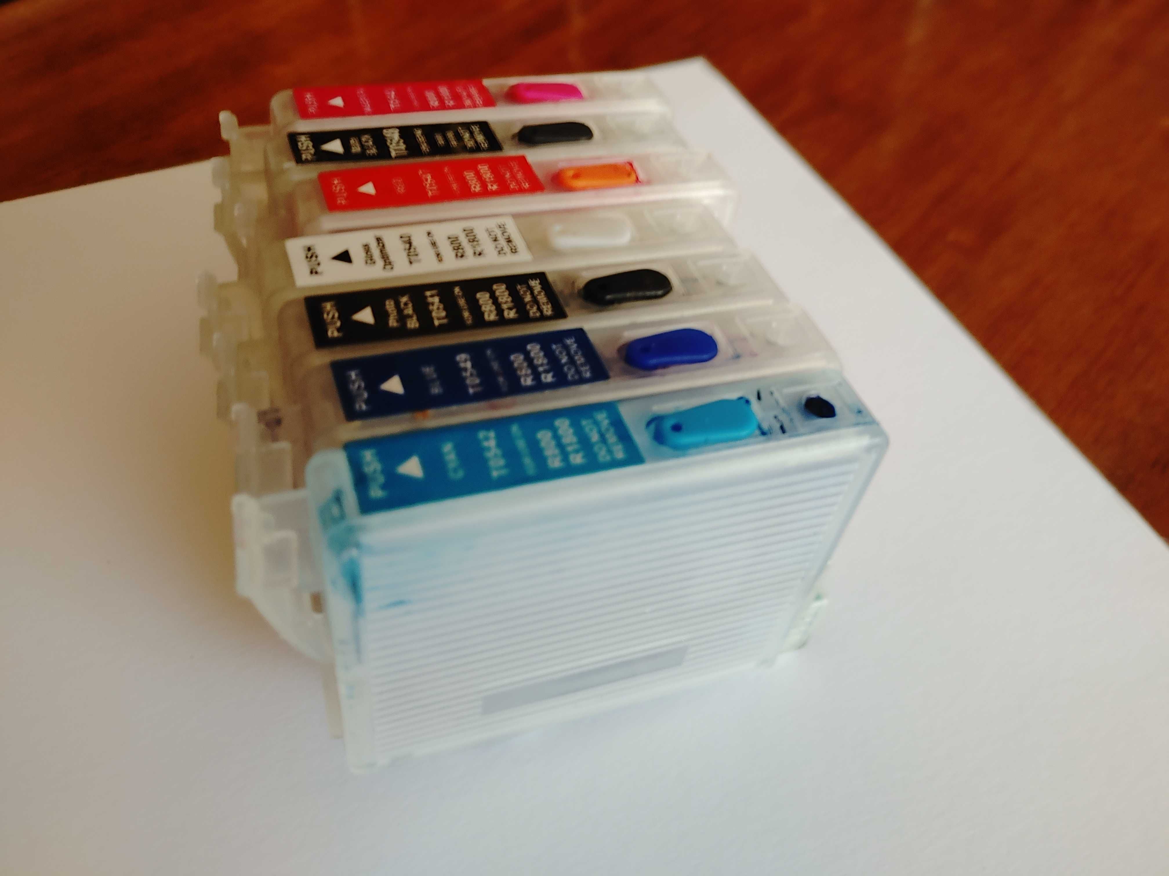 Перезаправляемые картриджи к принтерам Epson Stylus Photo R800/R1800