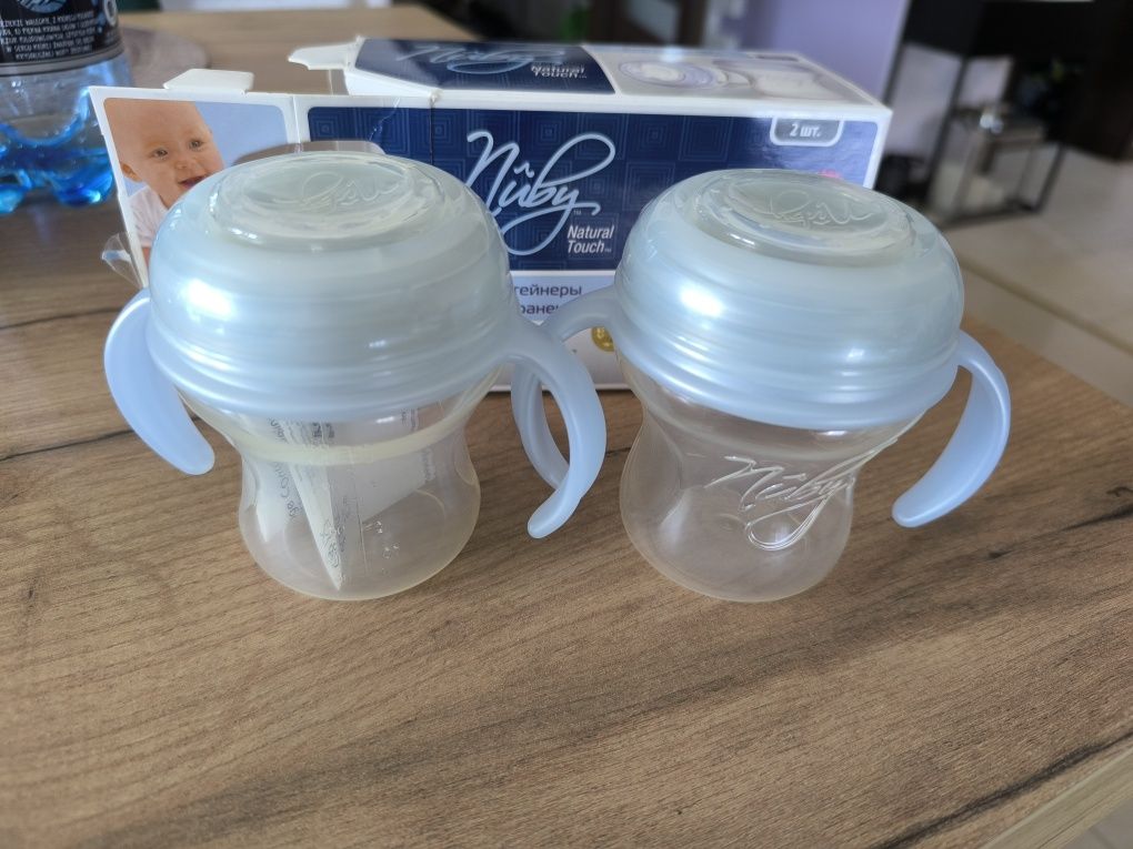 Butelki do mleka firmy NUBY Nowe uchwyty
