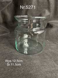 Szklane naczynie, doniczka, wazon nr.5271
