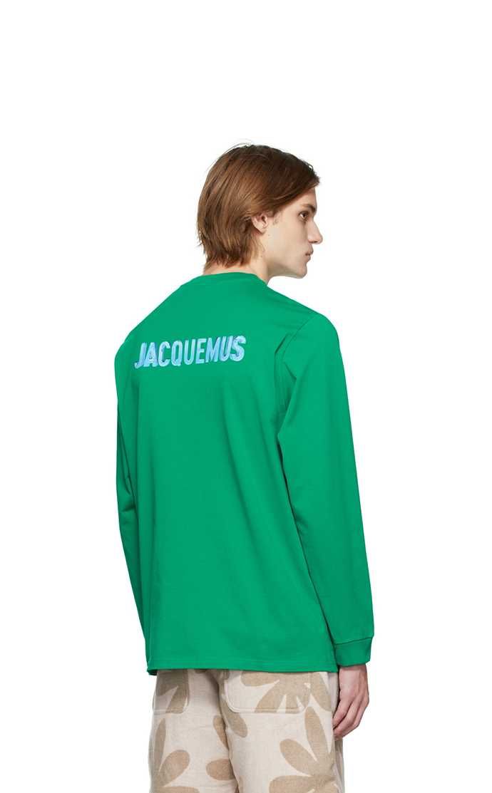 Лонгслів Jacquemus Green 'Le T-Shirt Gelo' Long Sleeve T-Shirt