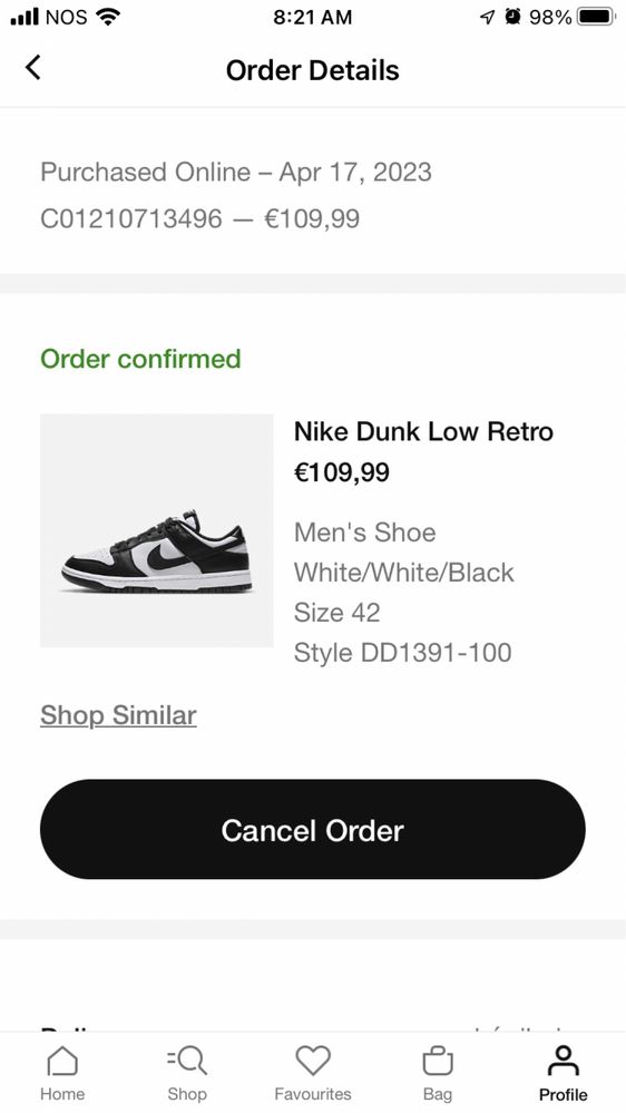 Dunk Low Retro Panda *AUTENTICOS*