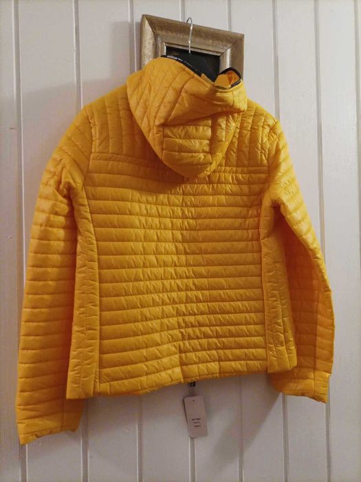 Kurtka pikowana damska lub młodzieżowa żółta