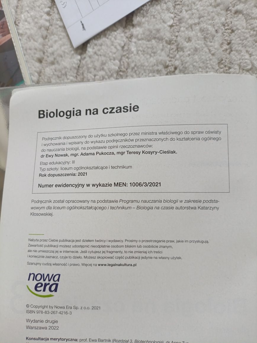 Biologia na czasie 3