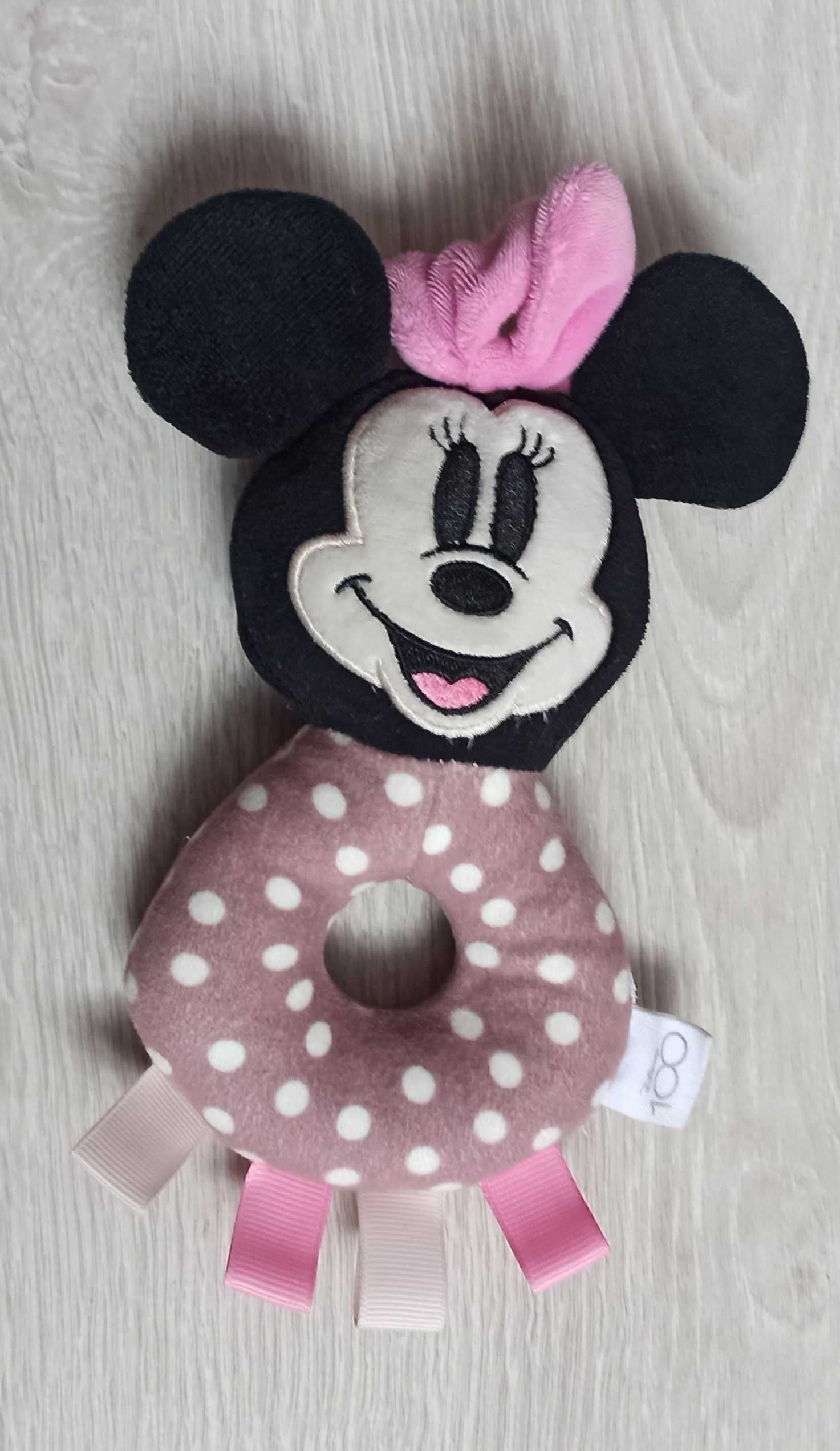 Zabawka Disney, grzechotka dla dziecka myszka mickey mini