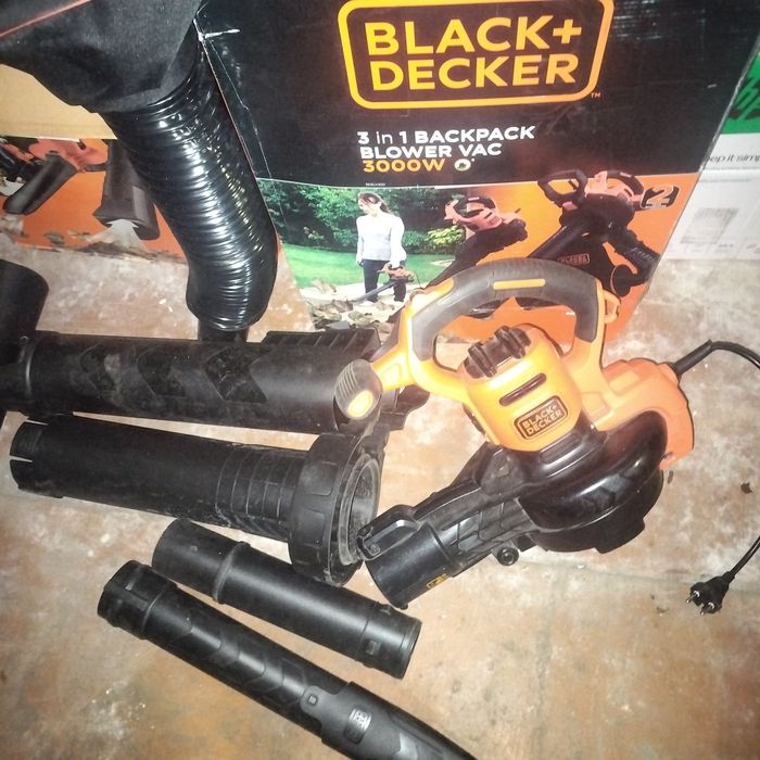 Садовий пилосос Black & Decker BEBLV300 воздуходуйка