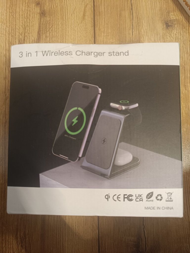 Bezprzewodowa ladowarka, indukcyjna 3wl do
iPhone Apple Watch Airpods