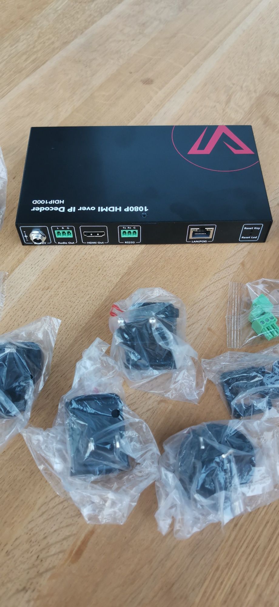 Dekoder HDMI over IP AV Access HDIP100D – 1080p, PoE, Video Wall, Plug