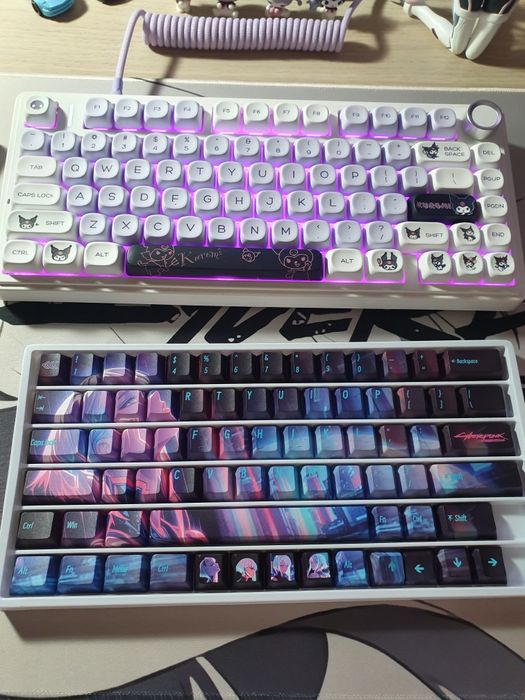 Klawisze do klawiatury cyberpunk  edgerunners  lucy keycaps set