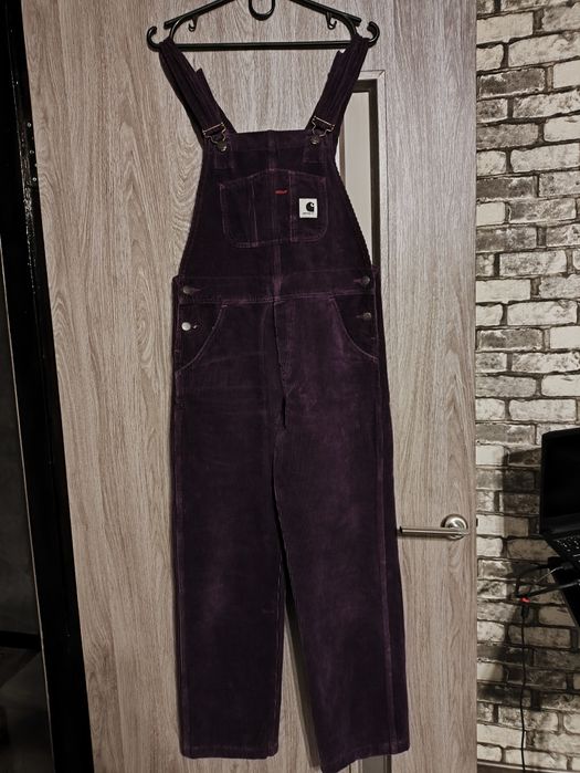 Carhartt WIP W' Bib Overall Cord, вельветовий жіночий комбінезон
