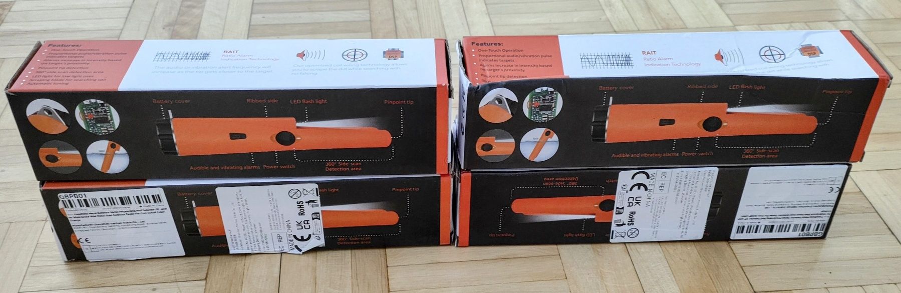 Zestaw 4x po pinpointer gp pointer wykrywacz metali nowy