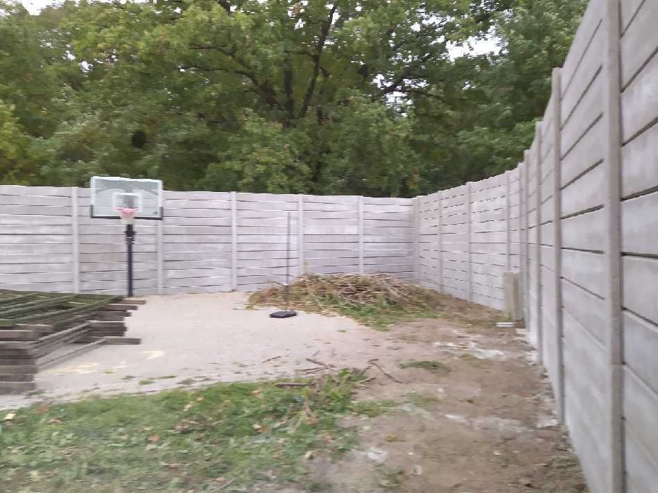 Ogrodzenia betonowe panelowe i siatki
