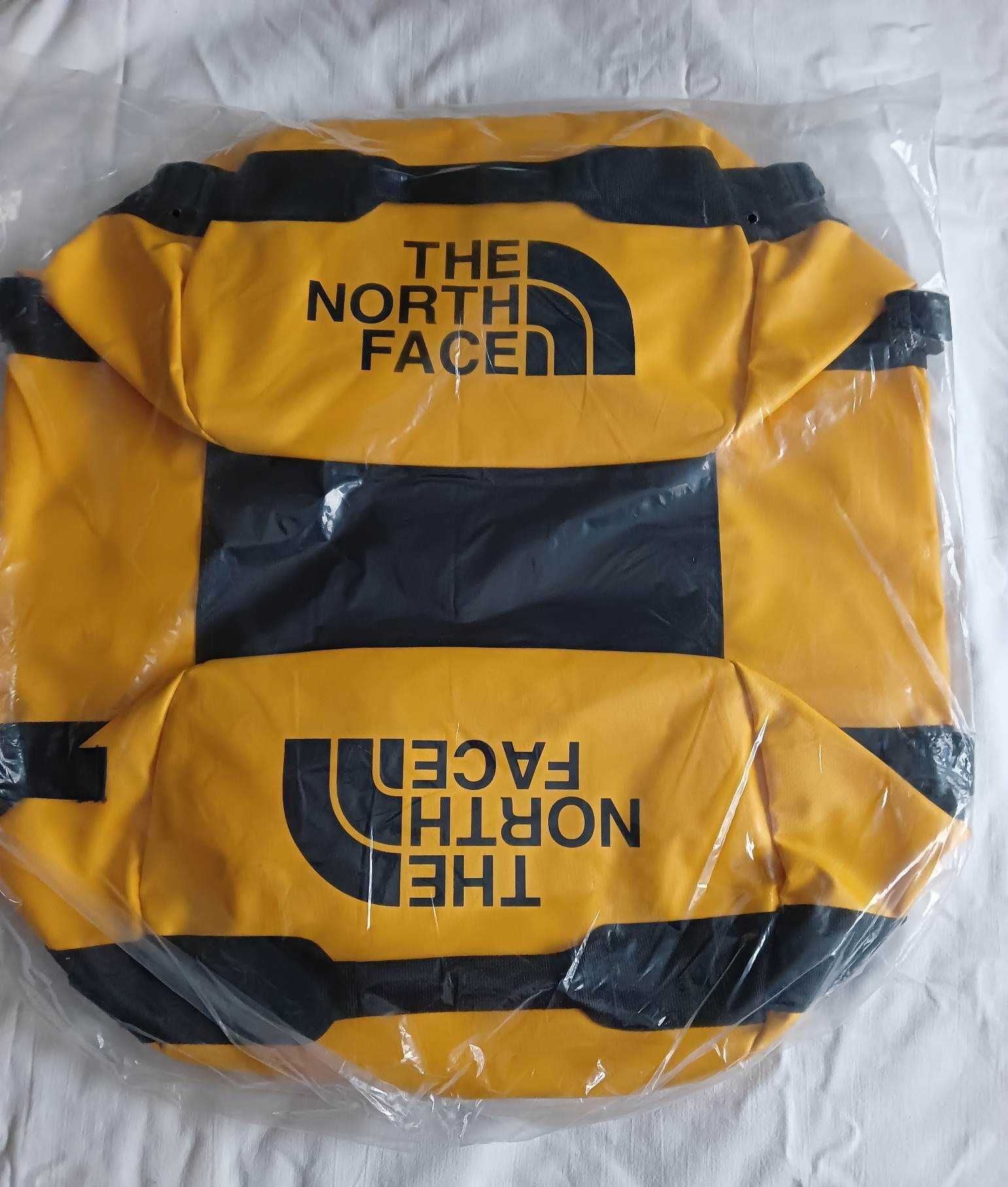 Żółta Torba THE NORTH FACE BASE CAMP DUFFEL - Rozmiar S - 50 Litrów
