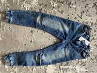 Spodnie jeansowe, joggers 140 cm