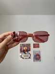 Różowe okulary Gucci vintage