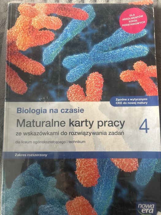 Biologia na czasie Maturalne karty pracy klasa 4
