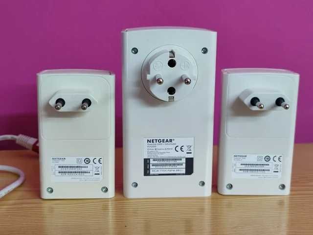 Kit AV2000 + 2x AV1000 Netgear powerline CPL
