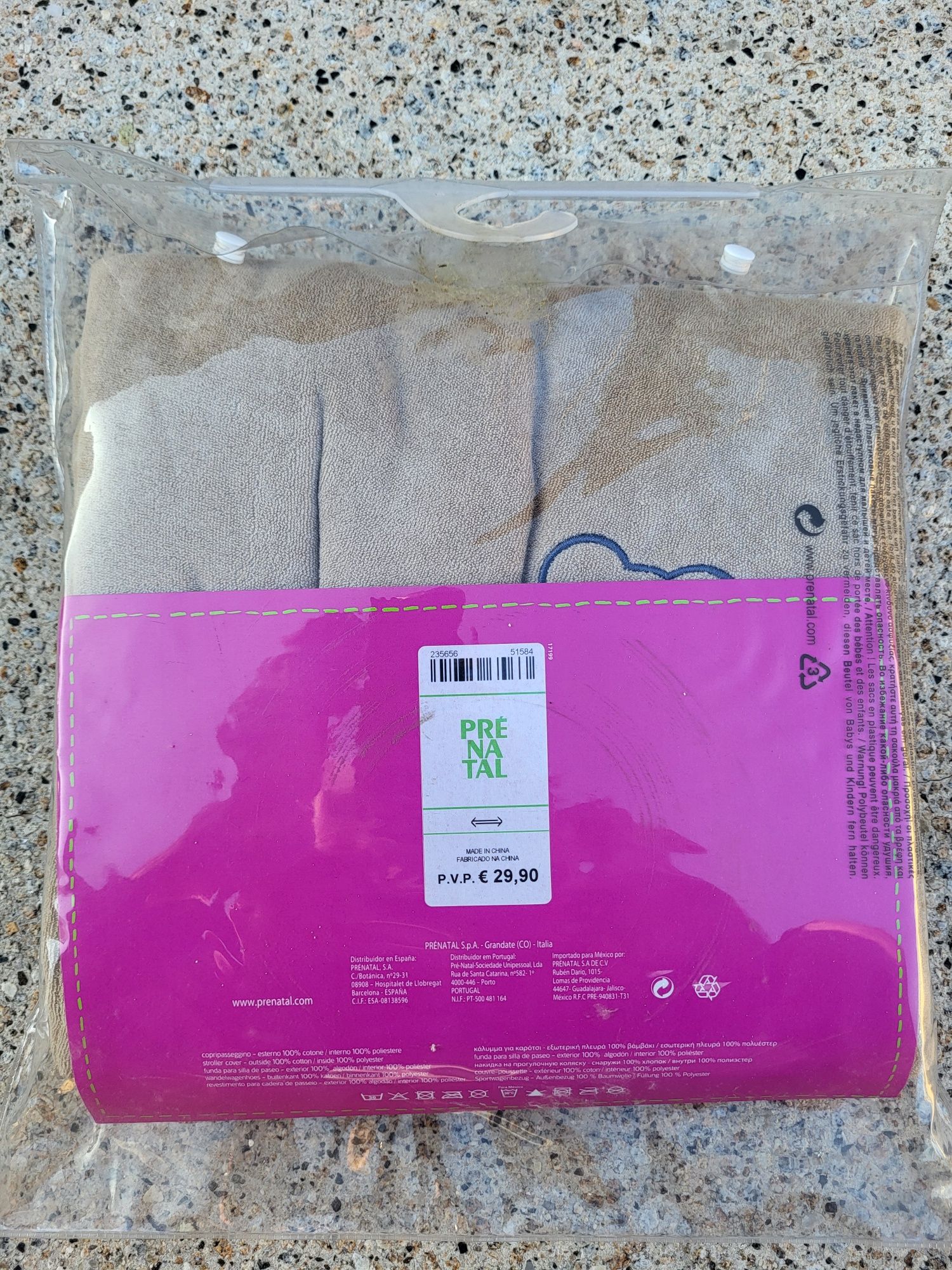 Revestimento para cadeira de passeio bebé