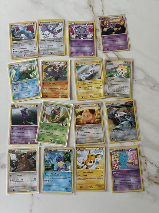 Cartas de Pokémon Vintage - Stamped/Holo/ Reverse Holo/ Non holo