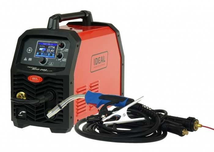 Spawarka migomat Ideal TECNO MIG 200 PULSE LCD