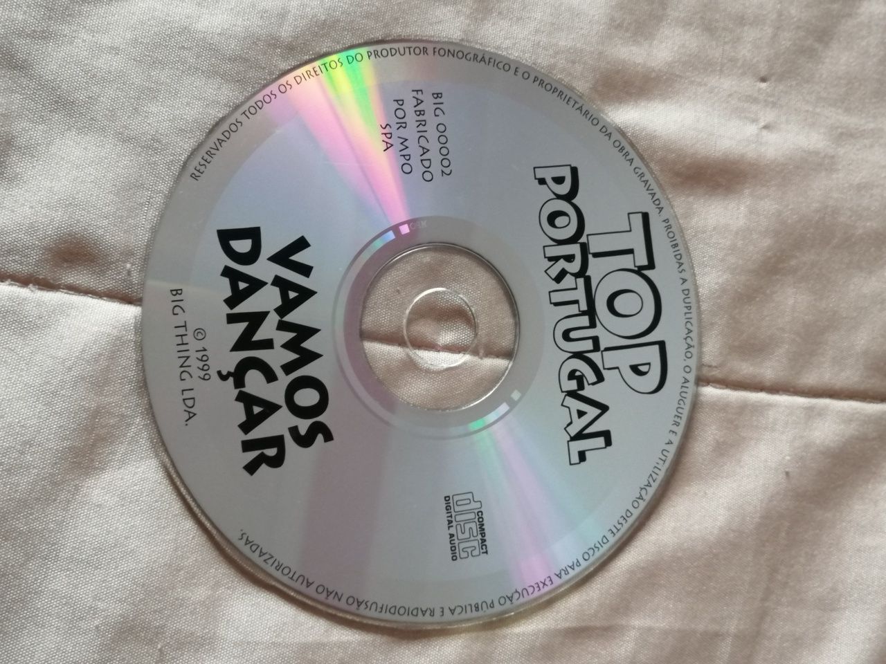 CD: Top Portugal "Vamos Dançar" (1999) - Música Portuguesa