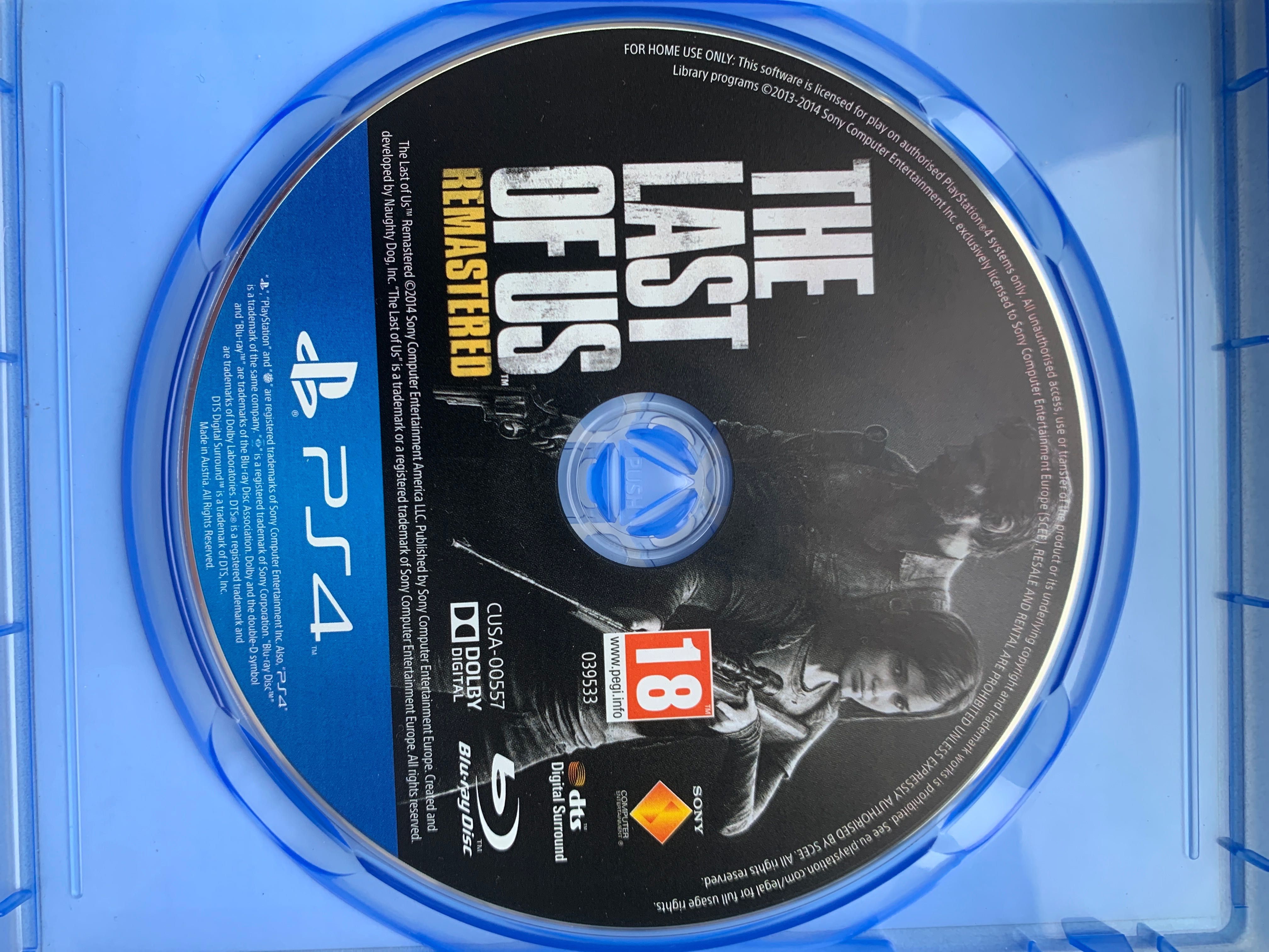 Ігровий диск «The last of us» на PS4