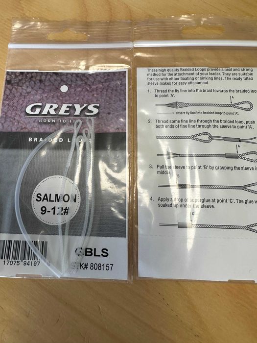 Greys Braided Loops lacznik sznura muchowego 9-12#