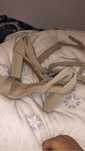 Bota em tecido da shein