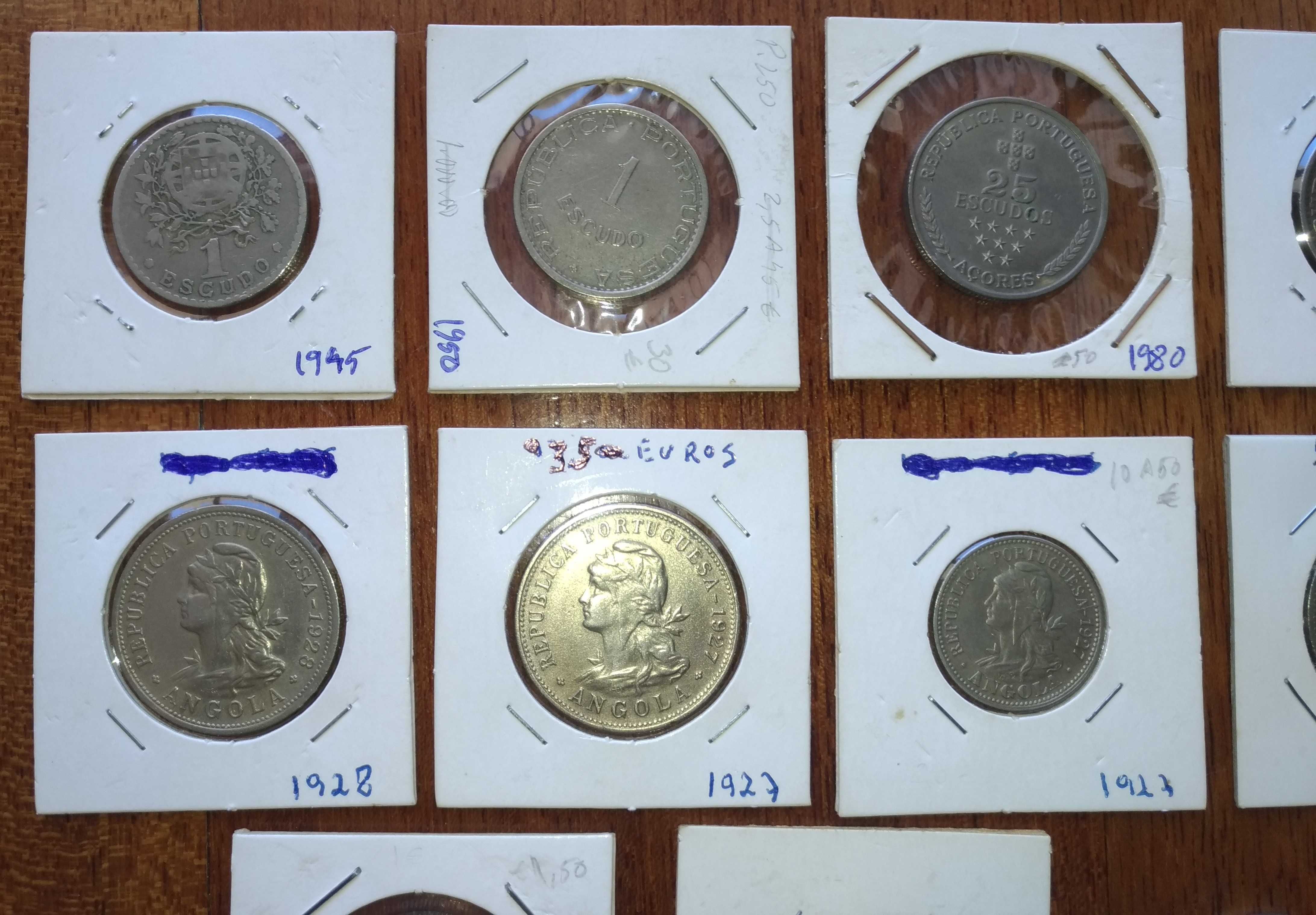 Lote de moedas Portuguesas e ex- colónias