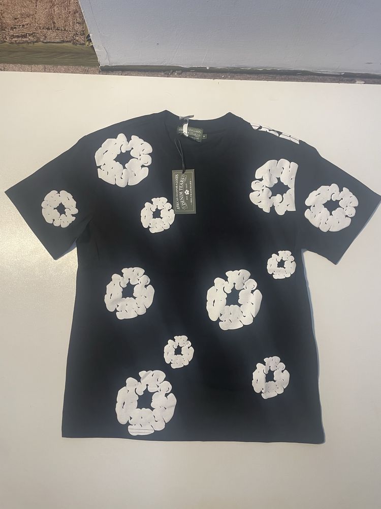 Koszulka Denim tears czarno-biala
