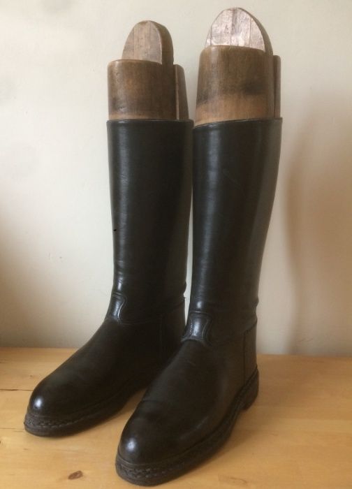 ANTYK Buty oficera oficerki w prawidłach Wojsko Polskie skóra lata 40