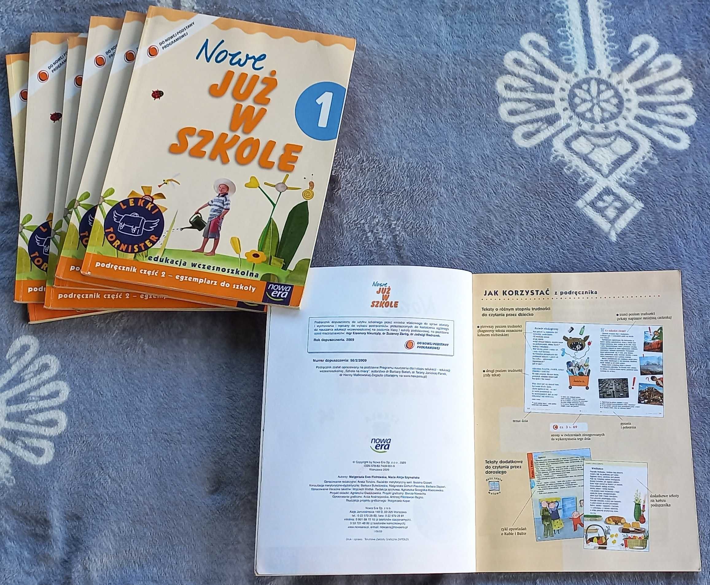 Nowe już w szkole klasa 1 podręcznik czytanki dla 7-latka nauka