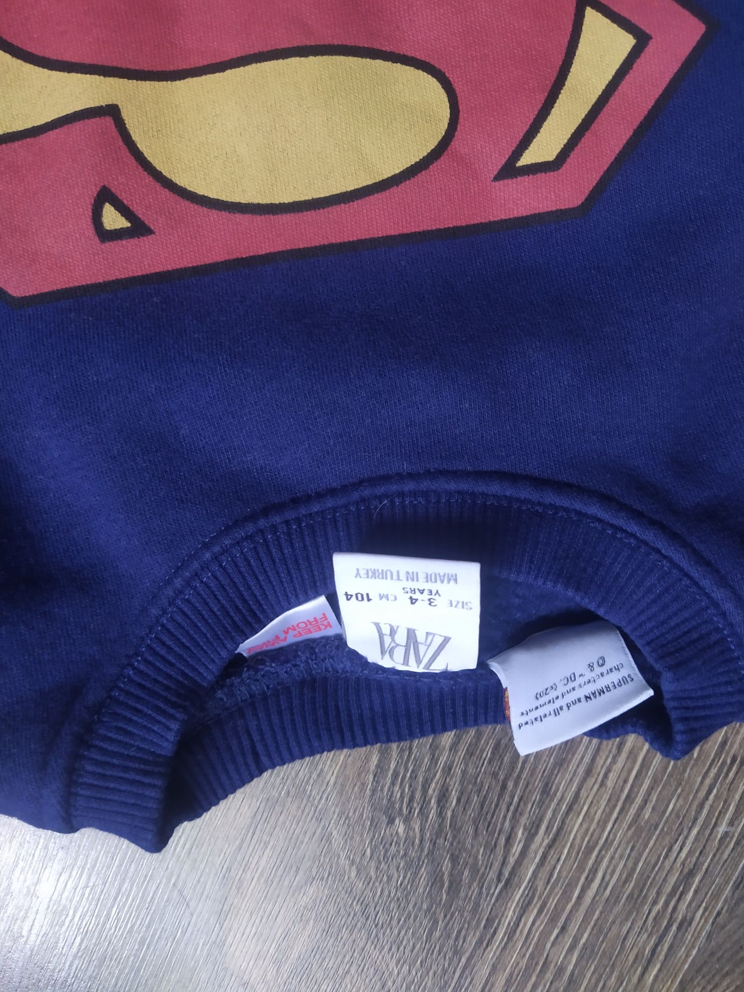 Dres Zara Superman r.104