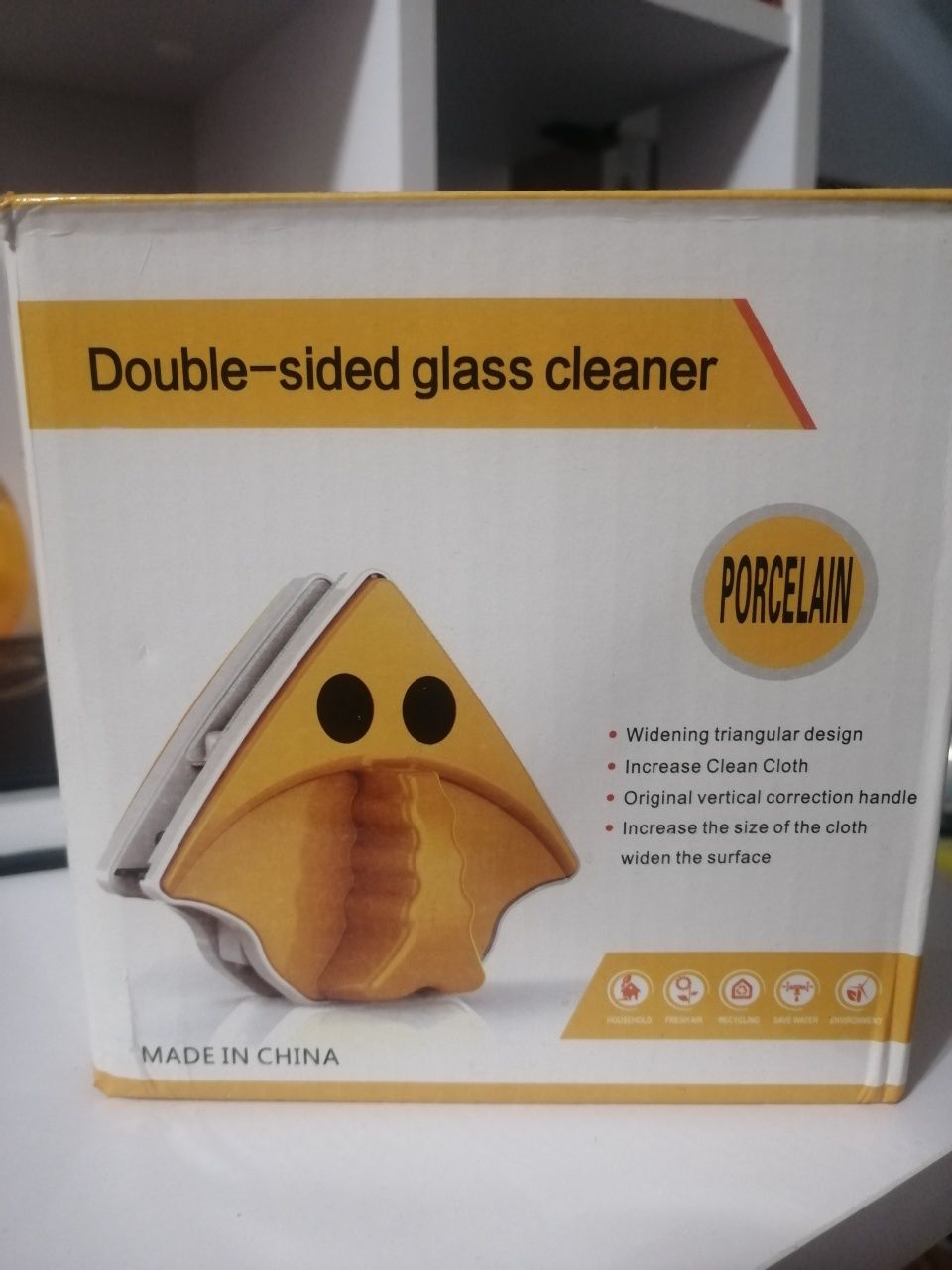 Магнитная щетка для мытья окон с двух сторон