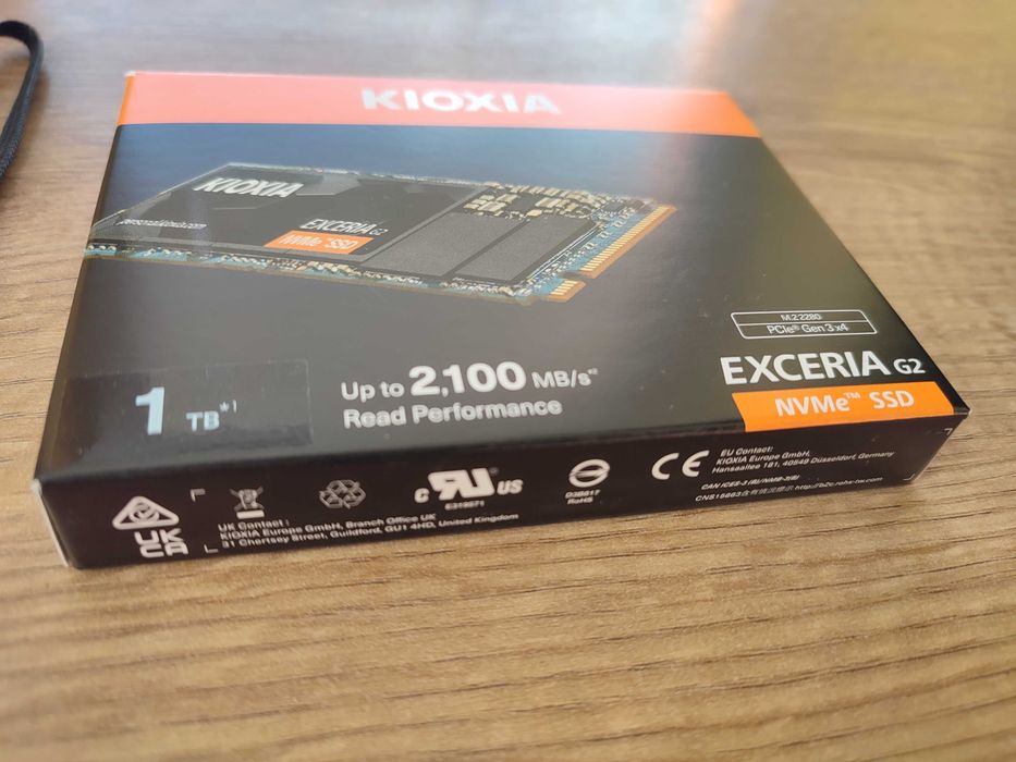SSD 1TB Kioxia Exceria G2. NVMe PCIe. + pendrive Kingston 64GB USB 3.2