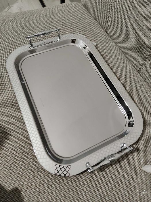 Taca do serwowania chromowana