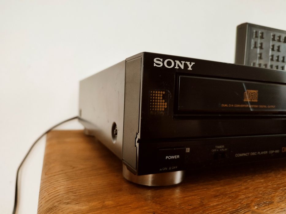 WYPRZEDAŻ! Odtwarzacz CD Sony cdp 950 + pilot, tda 1541a